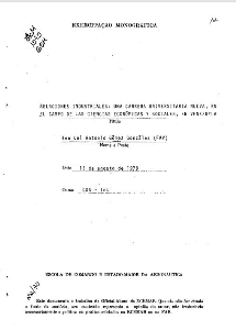 Relaciones industriales : una carreta universitaria nueva en el campode las ciências económicas y sociales en Venezuela
