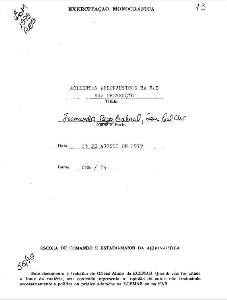 Acidente aeronáuticos na FAB : sua prevenção