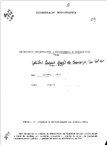 Metrologia aeroespacial : necessidade e perspectiva