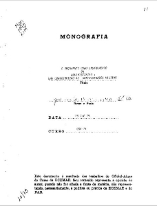 O orçamento como instrumento da Administração : uma contribuição ao administrador militar