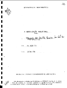 A mobilização industrial 