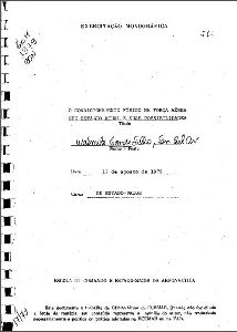 O condicionamento físico na Força Aérea : seu estágio atual e suas possibilidades