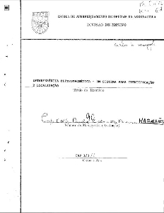 Interferência eletromagnética : um sistema para identificação e localização