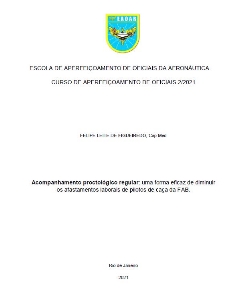 Acompanhamento proctológico regular [recurso eletrônico] : uma forma eficaz de diminuir os afastamentos laborais de pilotos de caça da FAB