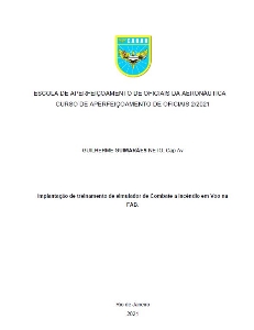 Implantação de treinamento de simulador de Combate a Incêndio em Voo na FAB [recurso eletrônico]