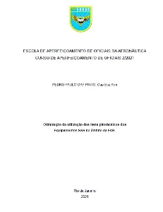Otimização da utilização dos itens pirotécnicos dos Equipamentos SSS no âmbito da FAB [recurso eletrônico]