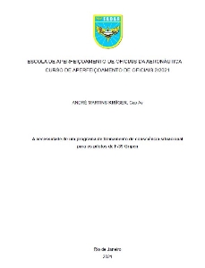 A necessidade de um programa de treinamento de consciência situacional para os pilotos de F-39 Gripen [recurso eletrônico]