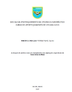 A atuação de profissionais de planejamento nas aquisições vegetativas da Base Aérea de Natal [recurso eletrônico]