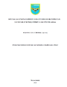Armas hipersônicas modernas [recurso eletrônico] : oportunidades e desafios para o Brasil