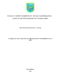 O emprego de flares espectrais no A-1M para defesa contra MANPADS dual-color [recurso eletrônico]