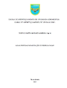 Novas práticas para redução de restos a pagar [recurso eletrônico]
