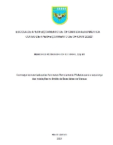 A ameaça representada pelas Aeronaves Remotamente Pilotadas para a segurança das instalações no âmbito da Base Aérea de Manaus [recurso eletrônico]
