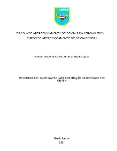 Programa anti G-LOC na FAB para a operação da aeronave F-39 Gripen [recurso eletrônico]