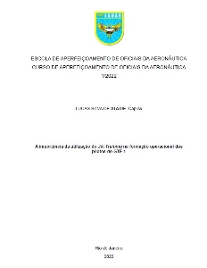 A importância da utilização do Jet Training na formação operacional dos pilotos do GTE 1 [recurso eletrônico]