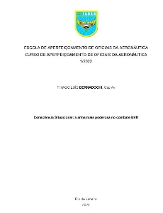Consciência Situacional [recurso eletrônico] : a arma mais poderosa no combate BVR