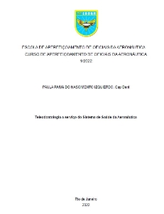 Teleodontologia a serviço do Sistema de Saúde da Aeronáutica [recurso eletrônico]