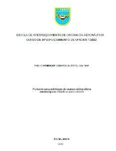 Protocolo para solicitação de exames radiográficos odontológicos [recurso eletrônico] : benefícios para o SISAU