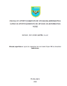 Mísseis superfície-ar [recurso eletrônico] : apoio às operações das aeronaves Gripen NG na Amazônia Setentrional