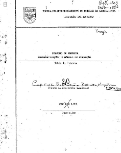 Consumo de energia informatização e módulo de correção