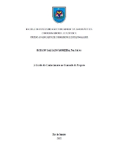 A Gestão do Conhecimento no Comando de Preparo [recurso eletrônico]