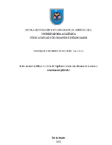 Redes neurais artificias e a Ação de Vigilância Aérea com sistemas de aeronaves remotamente pilotadas [recurso eletrônico]