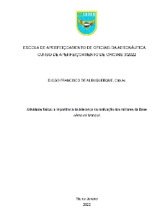 Atividade física [recurso eletrônico] : a importância da liderança na motivação dos militares da Base Aérea de Manaus