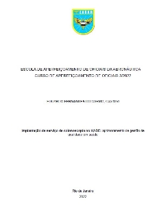 Implantação de serviço de colonoscopia no HABE [recurso eletrônico] : aprimoramento de gestão de qualidade em saúde
