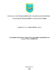 As vantagens advindas da criação de um corpo jurídico especializado em conduzir IPM na GUARNAE-RJ [recurso eletrônico]