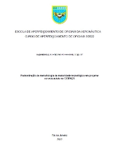 Padronização de metodologia de maturidade tecnológica em projetos aeroespaciais no COMAER [recurso eletrônico]