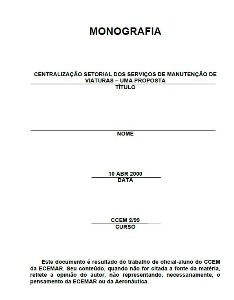 Centralização setorial dos serviços de manutenção de viaturas : uma proposta