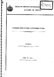 O Comando Aéreo Regional e a segurança interna