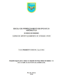 Hospital seguro para o idoso no Hospital da Força Aérea do Galeão: Um novo conceito de acolhimento ao paciente idoso. [recurso eletrônico]