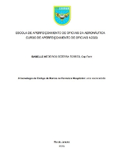 A tecnologia de Código de Barras na Farmácia Hospitalar [recurso eletrônico] : uma necessidade