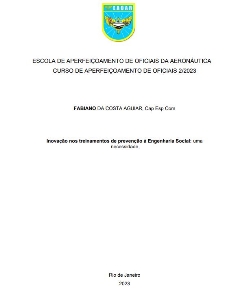 Inovação nos treinamentos de prevenção à Engenharia Social [recurso eletrônico] : uma necessidade