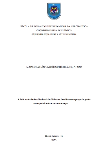 A Política de Defesa Nacional do Chile e os desafios no emprego do poder aerospacial ante as novas ameaças [recurso eletrônico]