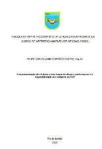 A implementação do ciclismo como forma de elevar a performance e a disponibilidade dos militares da FAB [recurso eletrônico]