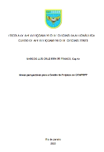 Novas perspectivas para a Gestão de Projetos no COMPREP [recurso eletrônico]