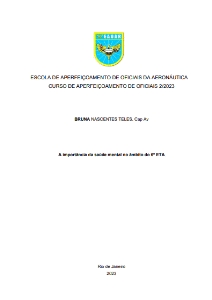 A importância da saúde mental no âmbito do 6º ETA [recurso eletrônico]