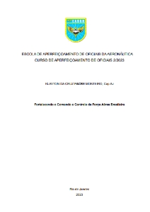 Fortalecendo o Comando e Controle da Força Aérea Brasileira [recurso eletrônico]