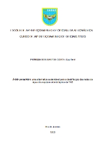 Ácido peracético [recurso eletrônico] : uma alternativa sustentável para a desinfecção das redes de água dos equipos odontológicos da FAB
