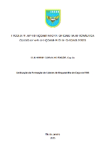Unificação da Formação de Líderes de Esquadrilha de Caça na FAB [recurso eletrônico]