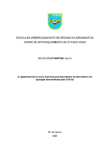 A capacitação de recursos humanos para manutenção de simuladores em operação desenvolvidos pelo CCA-SJ [recurso eletrônico]