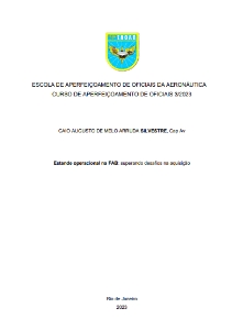 Estande operacional na FAB: [recurso eletrônico] : superando desafios na aquisição
