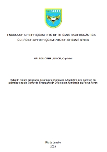 Criação de um programa de acompanhamento ortopédico nos cadetes do primeiro ano do Curso de Formação de Oficiais na Academia da Força Aérea [recurso eletrônico]