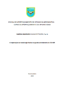 A implantação da metodologia Kanban na gestão administrativa do CCA-BR [recurso eletrônico]