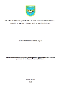 Implantação de um curso de educação financeira para militares do COMAER por meio do Instituto de Ensino a Distância [recurso eletrônico]