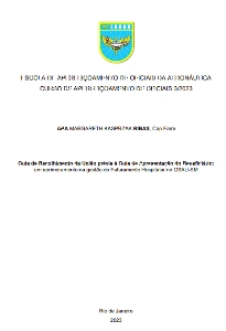 Guia de Recolhimento da União prévia à Guia de Apresentação do Beneficiário [recurso eletrônico] : um aprimoramento na gestão do Faturamento Hospitalar no GSAU-SM