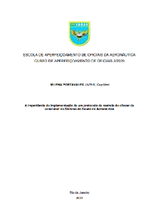 A importância da implementação de um protocolo de rastreio do câncer de canal anal no Sistema de Saude da Aeronáutica [recurso eletrônico]