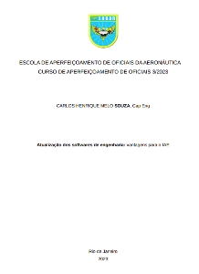 Atualização dos softwares de engenharia [recurso eletrônico] : vantagens para o IAE