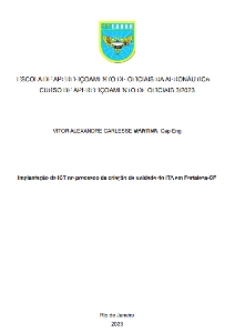 Implantação de ICT no processo de criação de unidade do ITA em Fortaleza-CE [recurso eletrônico]